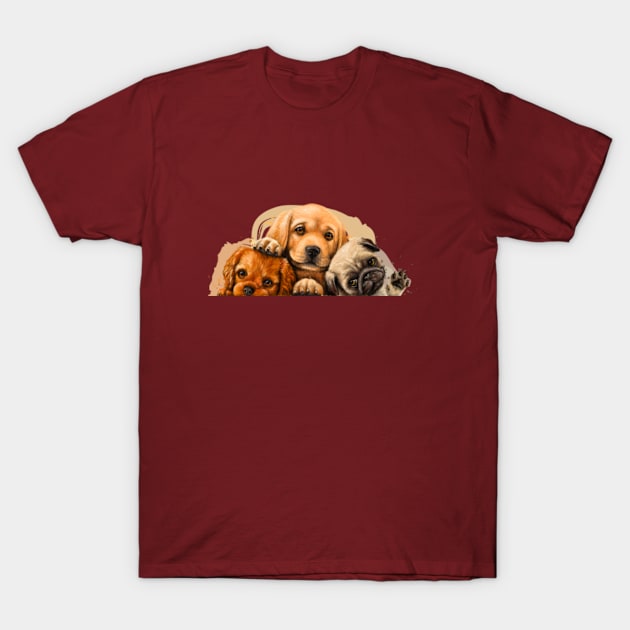 The Dogs Crew T-Shirt by designdaking